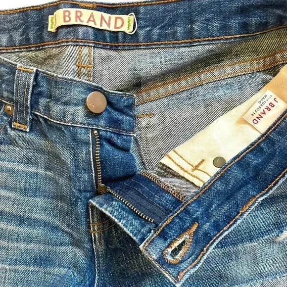 J Brand Denim Shorts Light Distressed "Mako" - Picture 3 of 4
